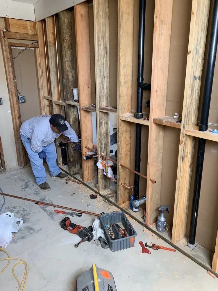 Commercial rough-in plumbing for Gas Line Repair in Chestnuthill